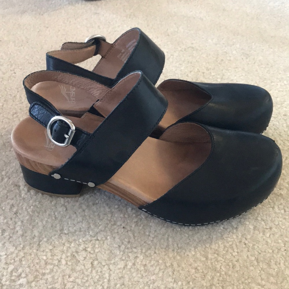 Black Dansko Malin Clogs